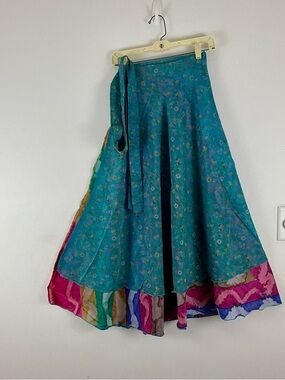 Reversible Maxi Wrap Skirt